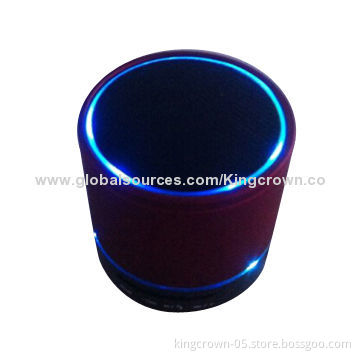 Mini Bluetooth speakers with colorful light, 3W output power with TF card and USB port